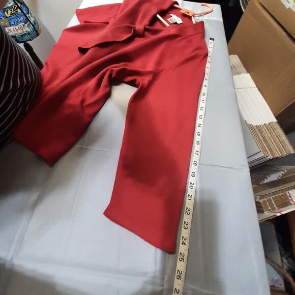 Allison Daley Red Sparkly Tie Neck Retro Sweater l Size: M - Picture 11 of 12